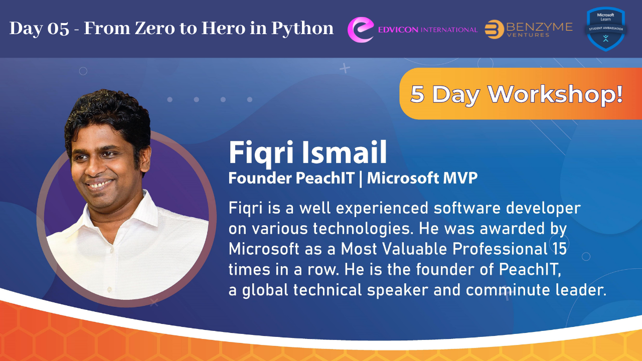 From Zero to Hero in Python by Mr. Fiqri Ismail